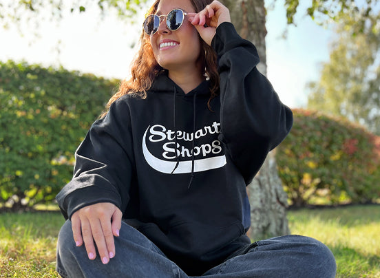 Product Image for Classic Stewart's Hooded Sweatshirt - Black