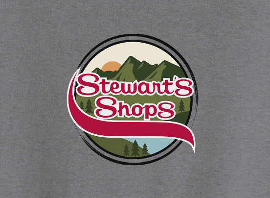 Stewart's Shops logo on a gray background