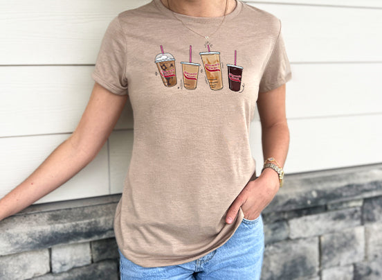 Ladies Iced Coffee Shirt